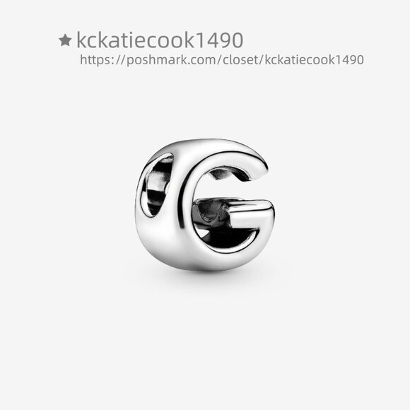 Pandora Letter G Alphabet Charm - Picture 1 of 6